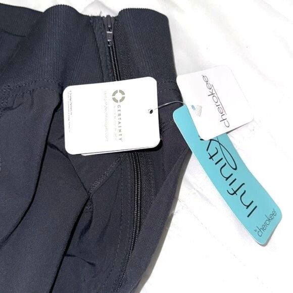 Cherokee Infinity Womens Jogger Scrub Pants 2XL Grey - Picture 6 of 11